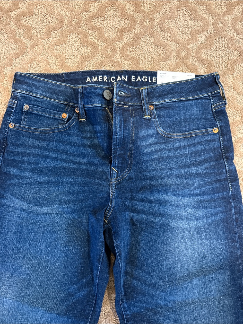 American Eagle Men’s original straight Airflex + jeans 31x32 - Picture 2 of 6